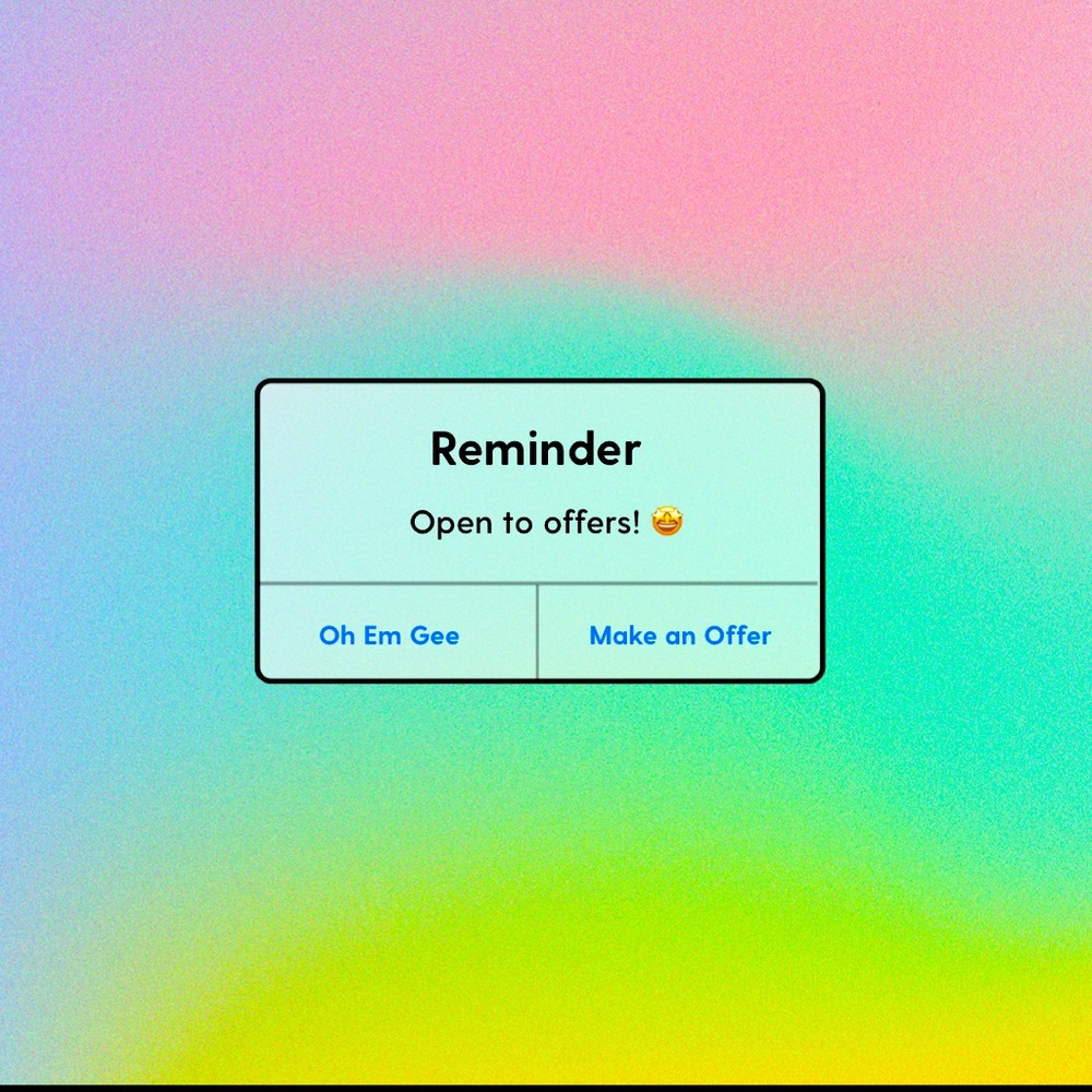 🌈OPEN TO OFFERS! ✨